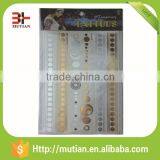 Tattoo Sticker Type and Temporary Feature Gold Foil Temporary Tattoos thumbnail-3