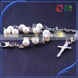Natural Pearl Price Catholic Rosary Bracelet
