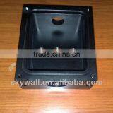 Customized black anodized aluminium part with CNC milling machining process