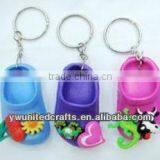 Fashion&charm simulation child shoes keyring