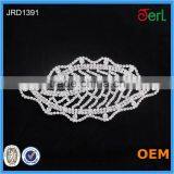 Sew on Rhinestone Lady Bridal Dress Wedding Crystal Appliques Wholesale