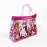 Cute Pattern Fashion Beach Bag Clear PVC Tote Bag