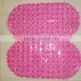 Transparent Non-slip Waterproof Bath Mat,oval Shape With Small Round Massage Dots thumbnail-5