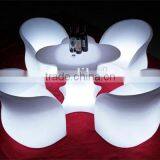 Rome Led Table Durable Colorful Personality Fashion Bar Furniture Plum Flower Form the Table/Natural Outdoor Bar Table