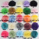 3 Inches Chiffon Lace Trim Flowers for Wedding Decorate thumbnail-2