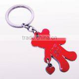 High Quality Custom Cute Bear Love Keyring With Romantic Design thumbnail-4