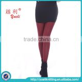 2015 Sexy red stripe leggings anti slip compression pantyhose