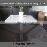 High Gloss White Acrylic Artificial Stone Table Tops/restaurant Dining Table