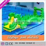 Different design 0.9mm pvc type inflatable water obstacle course for sale