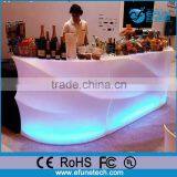 Portable Led Glowing Bar Counter Furniture ,illuminated Led Corner Bar Counter