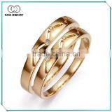 High Quality 925 Silver Couple Ring Rose Gold thumbnail-1