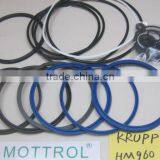 KRUPP HM960 HYDRAULIC BREAKER SEAL KIT, KRUPP HM960 HAMMER PARTS thumbnail-1