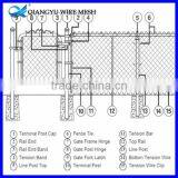 Chain Link Fence Weave Price/ Titanium Chain Link Fence/ Chain Link Fence Covering thumbnail-6