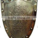 Spartan Warrior With Spear and Hoplite Shield Statue Sculpture thumbnail-2