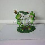 Panited Metal Frogs Metal Frog Garden Decoration Painted Frogs Garden Product Garden Frog Metal Frog thumbnail-1