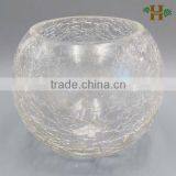 Handmade Round Ball Crackled Flower Vase thumbnail-3