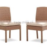 Sigma poly rattan furniture patio wicker chairs outdoor lounge chairs