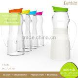 Hand Blown 16Oz Glass Juice Bottle With Caps thumbnail-3