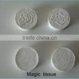 2015 Hot Non-woven Compressed Tissue With Zip Bag Packing thumbnail-3