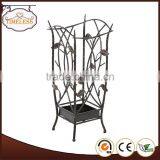 Hot sale wrought iron black umbrella stand