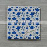 Ceramic Coaster With Cork Frame thumbnail-1