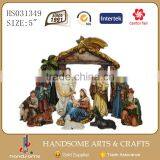 5 Inch Antique Resin Cartoon Nativity Sets for Christmas Decor thumbnail-1