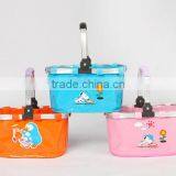 OEM Logo Printed Folding Shopping Trolley thumbnail-1