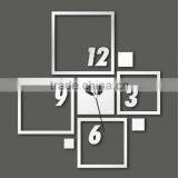 3D Mirror Wall Clock Sticker thumbnail-1