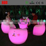 Coffee Shop Furniture Led Glowing Colored Tables and Chairs thumbnail-5
