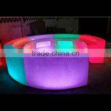 Modern Commercial Led Round Bar Counter for Sale With 16 Colors Changing thumbnail-1