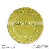 Ceramic Dinner Plate Solid Color Glazed thumbnail-4