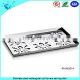 Wholesale Custom Tea Tray Stainless Steel Snack Serving Tray thumbnail-2