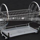 Stainless Steel Kitchen Storage Rack Dish Drying Rack Bowl Rack thumbnail-4