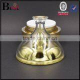 Kiss Shaped Luxury Acrylic Cream Jar Gold Color thumbnail-4