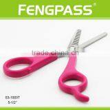 S3-1003T 5-1/2" Inch 2CR13 Stainless Steel With PP Handle Small Hair Thinning Hairdressing Scissors With ABS Plastic Handle thumbnail-3