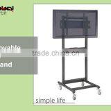 Simple Style TV Mounting Bracket for Two Screen, Mobile Double Screen TV Stand thumbnail-3