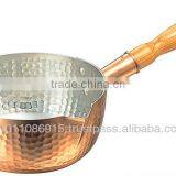 Made in Japan Copper Cookware Pot Yukihira Nabe Made in Japan Dimpled Copper Pan thumbnail-1