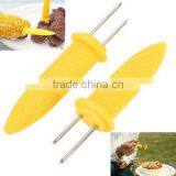 Safe Mini Corn on the Cob Holders Skewers Needle Prongs Fork Picks Kitchen BBQ thumbnail-3