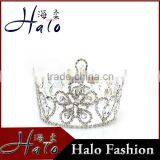 Halo H172-180 Beautiful Rhinestone Pageant Crown thumbnail-1