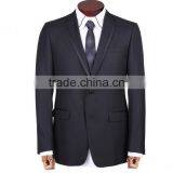 Exclusive Wool Silk Fashion Single Breast Two Button Satin Notch Lapel Blazer thumbnail-2