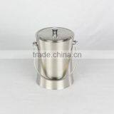 1L 2L 3L Stainless Steel Ice Bucket, Ice Pail, Double Wall Ice Bucket thumbnail-4
