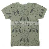 Organic Cotton Top Fashion Quality Kids t Shirt and Short Sleeve Plain With Printed t Shirt for Babies thumbnail-2