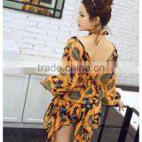 Sexy Sailed Women Sports Padded Bikini Swimwear With Mixed Print thumbnail-1