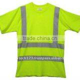 High Visibility 100% Polyester Reflective Safety T-shirt thumbnail-1