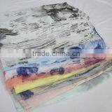 Fashion New Coming Ladies Viscose Voile Chiffon Scarf With Flower Printing thumbnail-2