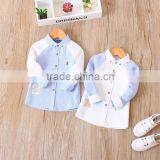 2-7 Years 2017 New Wholesale Autumn Full Sleeve Cotton Stitching Kids Boys Shirt thumbnail-1