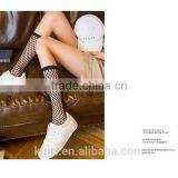 WS-30 Women's Sexy Black Breathable Knee Length Mid Calf Rivet Fishnet Socks.Punk Hollow Out Nets Socks.Harajuku Ladies Mesh Sox thumbnail-3