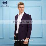 Daynoliao 2016 Fashion Design Men Wear Vertical Stripe Half Lining Purple Latest Men Blazer Designs thumbnail-2