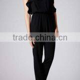 Hot Selling Long Ladies Black One Piece Jumpsuit thumbnail-1
