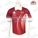 Wholesale Custom Design 100% Polyester Sublimation Sports Cricket Jersey thumbnail-4